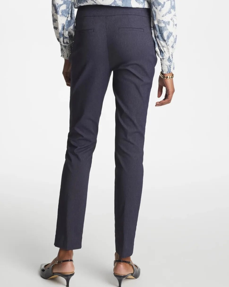 Indigo Brigitte™ Slim Pull-On Ankle Pants