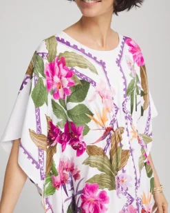 Island Cinch-Waist Kaftan Dress
