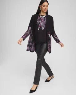 Jacquard Paisley Pullover Sweater