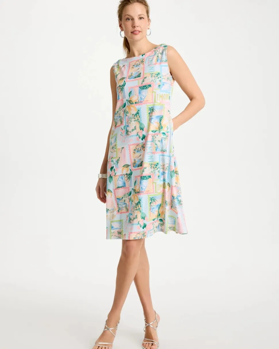 Jersey Knit Positano Shift Dress