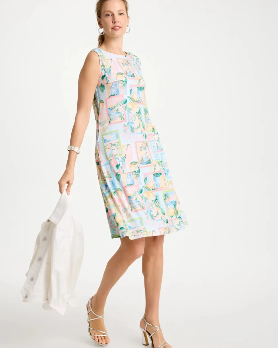 Jersey Knit Positano Shift Dress