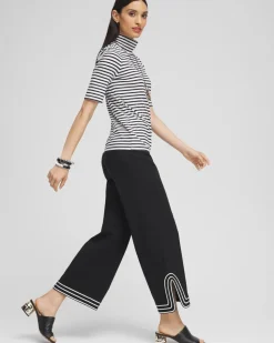 Juliet Artisanal Wide Leg Cropped Pants