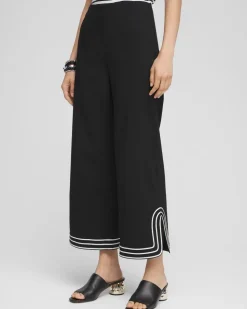 Juliet Artisanal Wide Leg Cropped Pants