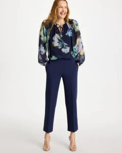 Juliet Lightweight Straight Crop Pants