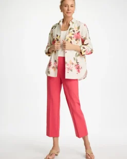 Juliet Lightweight Straight Crop Pants