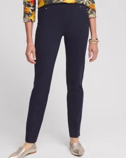 Juliet Slim Trim Detail Ankle Pants