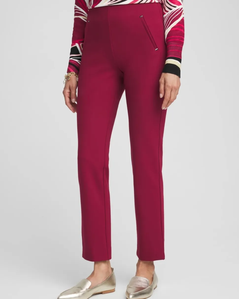 Juliet Slim Trim Detail Ankle Pants