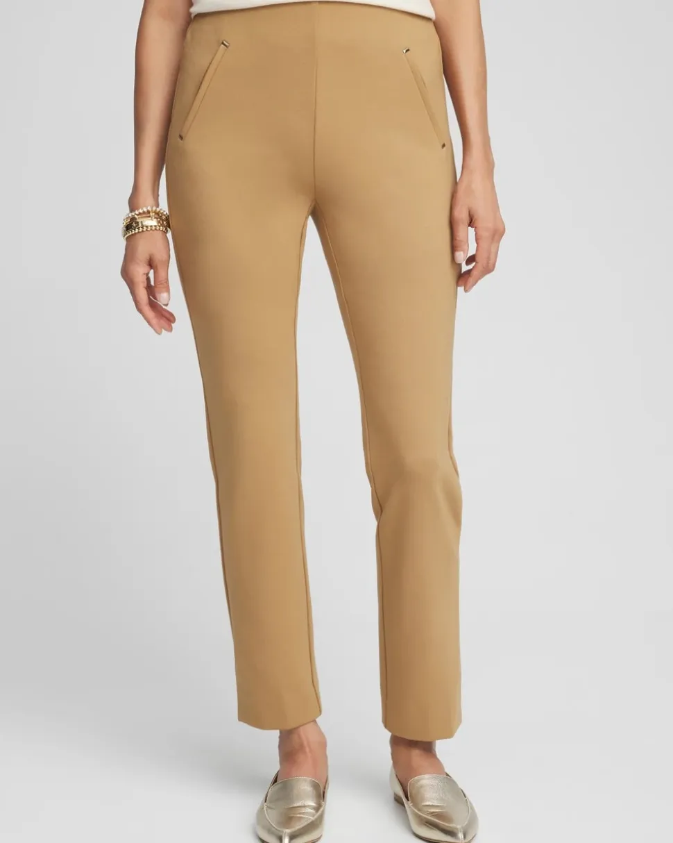 Juliet Slim Trim Detail Ankle Pants