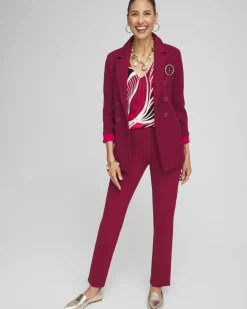 Juliet Slim Trim Detail Ankle Pants