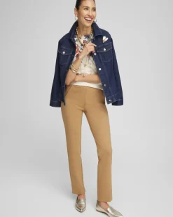Juliet Slim Trim Detail Ankle Pants