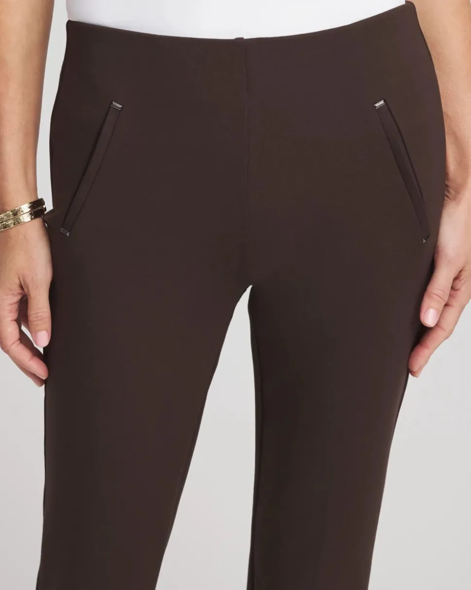 Juliet Slim Trim Detail Ankle Pants