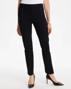 Juliet Slim Trim Detail Ankle Pants