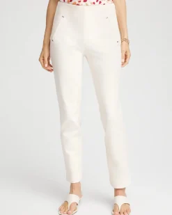Juliet Slim Trim Detail Ankle Pants