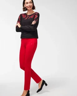 Juliet Slim Trim Detail Pants