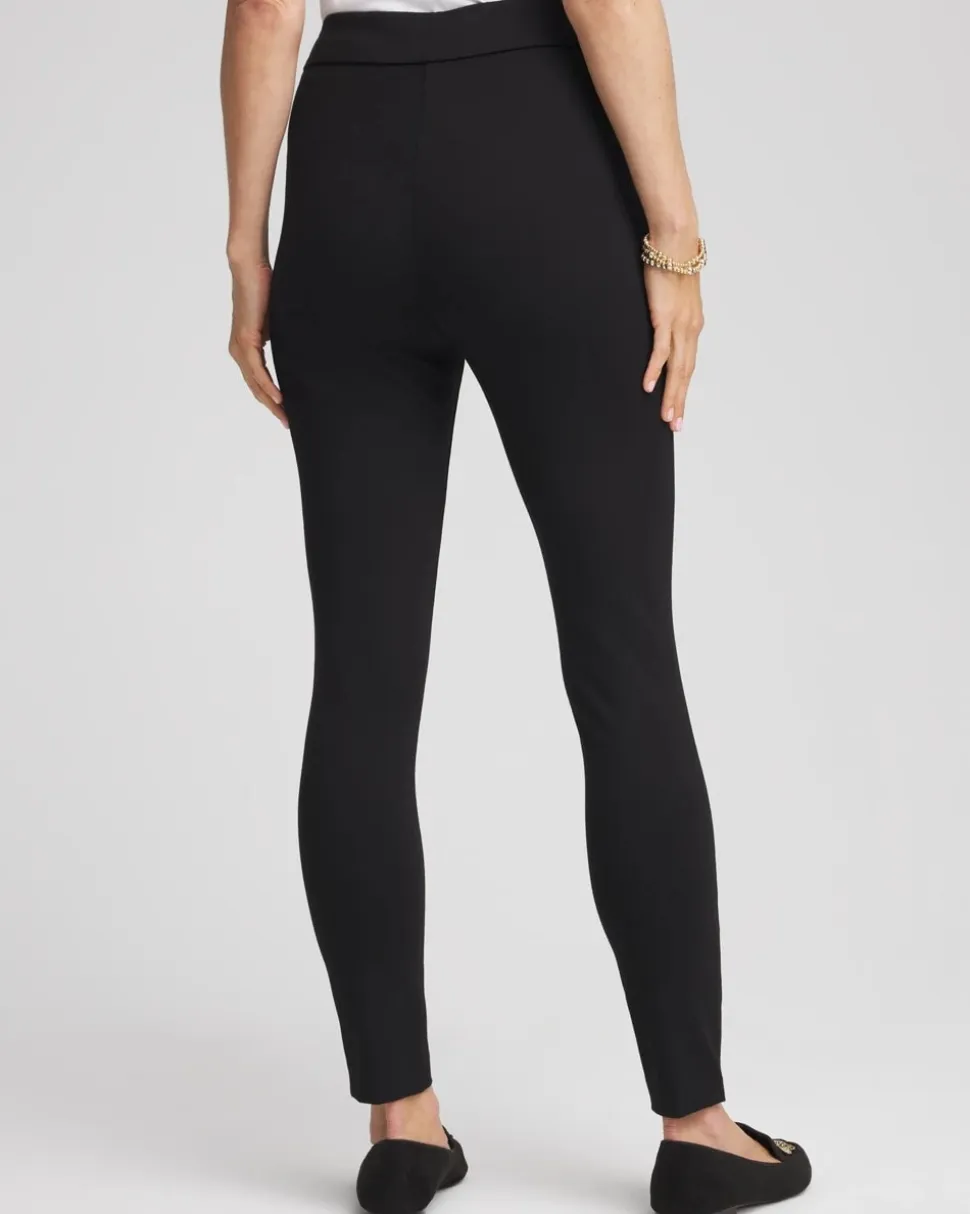 Juliet Slim Zip-Ankle Leggings