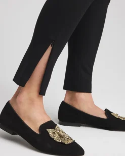 Juliet Slim Zip-Ankle Leggings