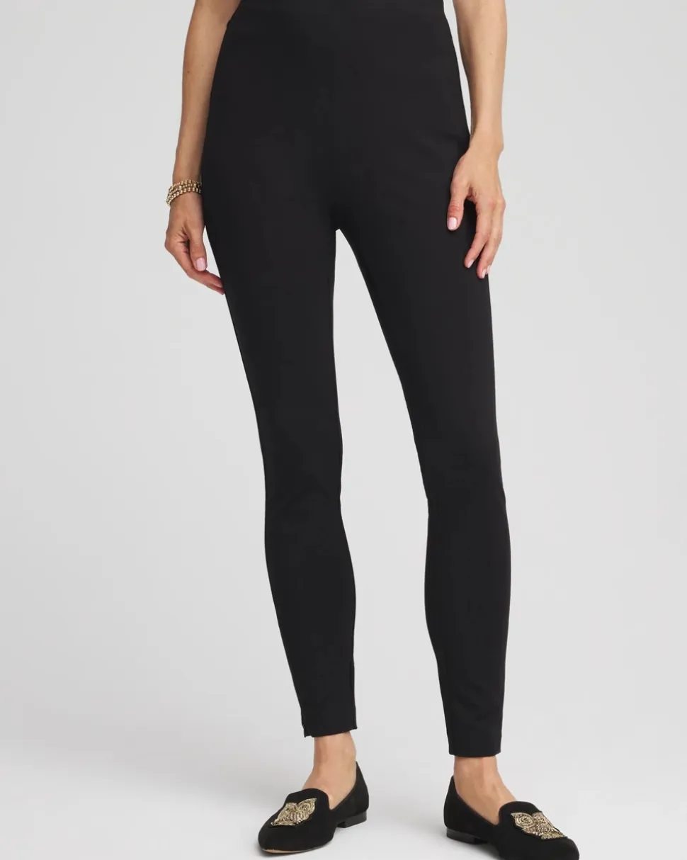 Juliet Slim Zip-Ankle Leggings