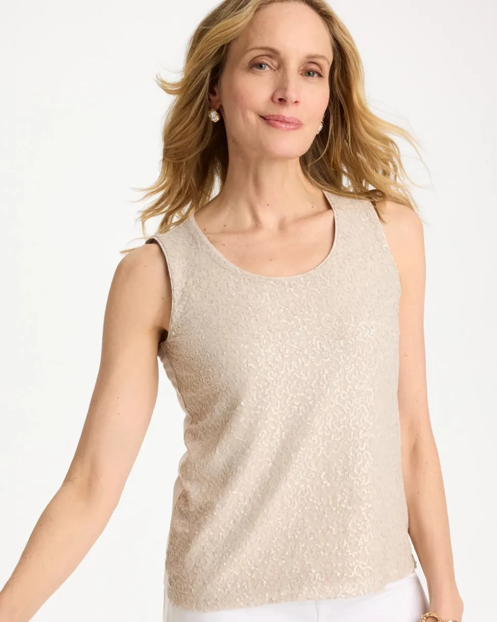 Knit Sequin Tank