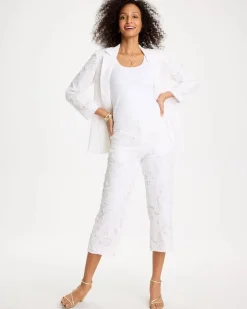 Lace Cropped Pants