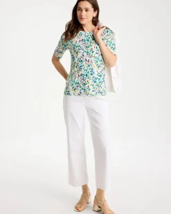 Leafy Swamp Pima Elbow Sleeve Tee