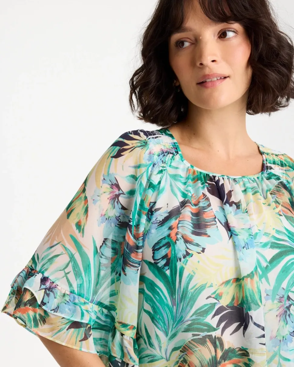 Lido Love Georgette Swing Blouse