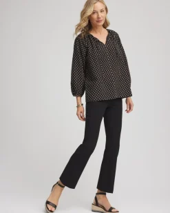 Lightweight Juliet Flared Ankle Pants