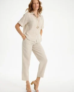 Linen Camp Collared Shirt
