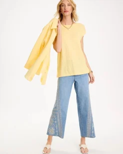 Linen Dolman Tee