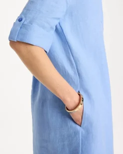Linen Flounce Dress