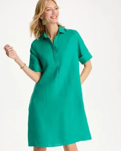 Linen Popover Dress