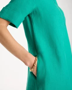 Linen Popover Dress