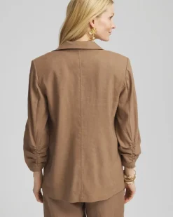 Linen Stretch Blazer