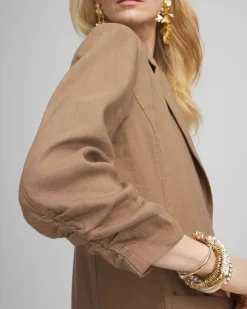 Linen Stretch Blazer