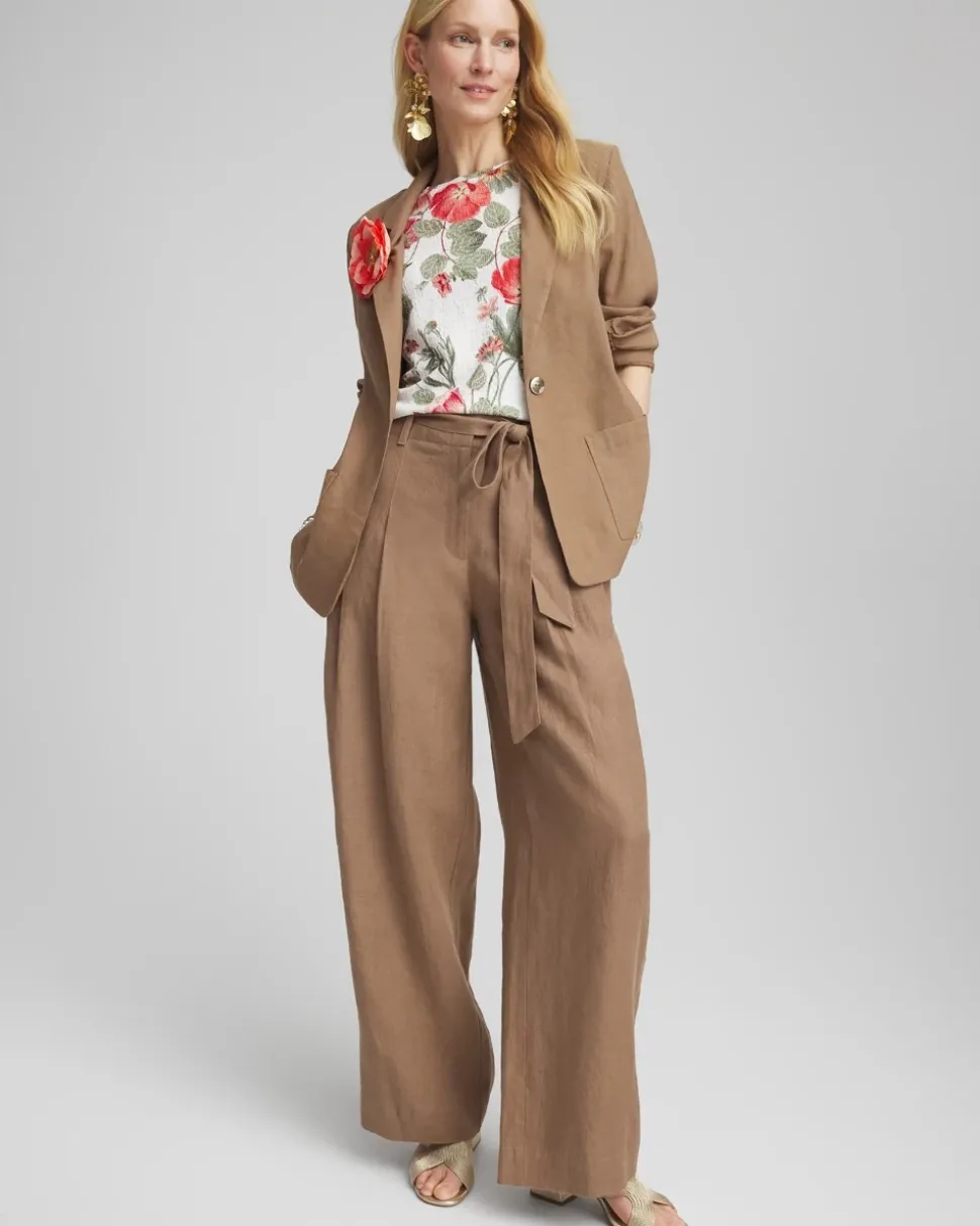 Linen Stretch Blazer