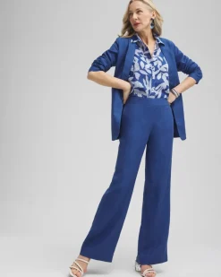 Linen Trouser Flare Pants