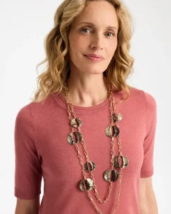 Long Multi-Strand Snake Necklace