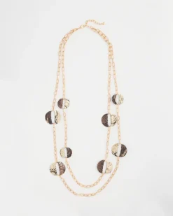 Long Multi-Strand Snake Necklace