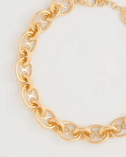 Mariner Goldtone Link Necklace