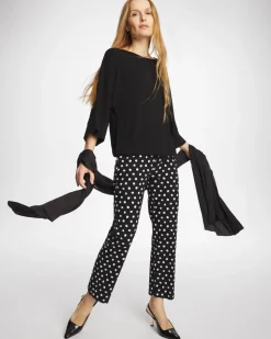 Matte Jersey Bubble Hem Top