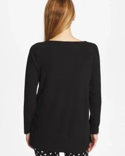 Matte Jersey Button Tunic