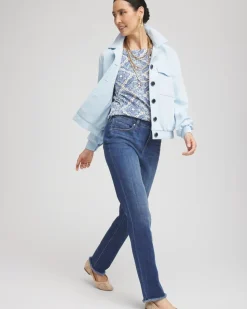 Medallion Pima Bateau-Neck Tee