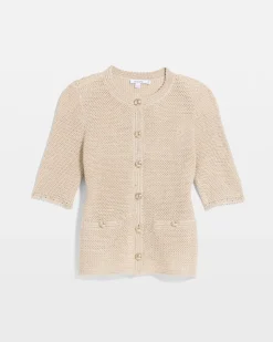 Metallic Lady Jacket Cardigan
