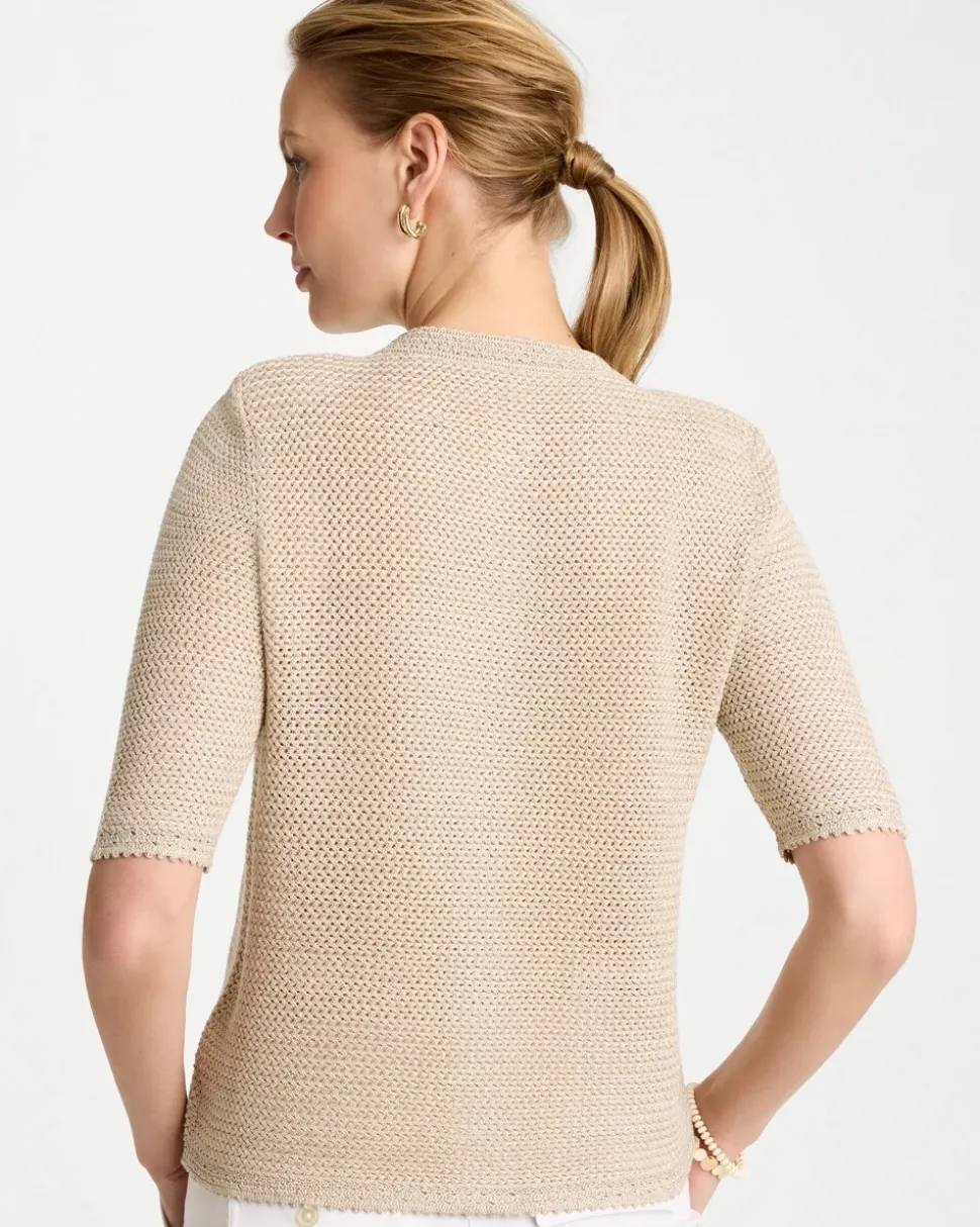 Metallic Lady Jacket Cardigan