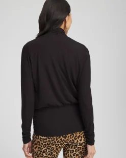 Micke Neck Banded Hem Top