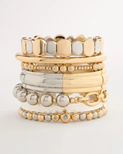 Mixed Metal Cuff Bracelet