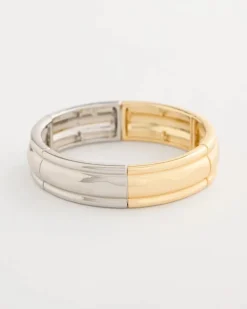 Mixed Metal Cuff Bracelet