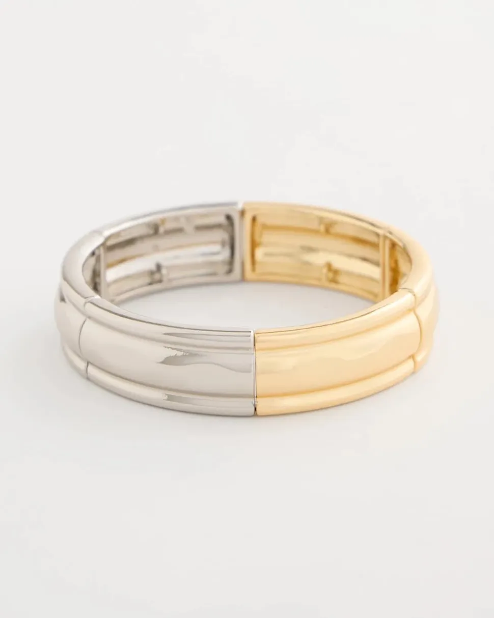 Mixed Metal Cuff Bracelet