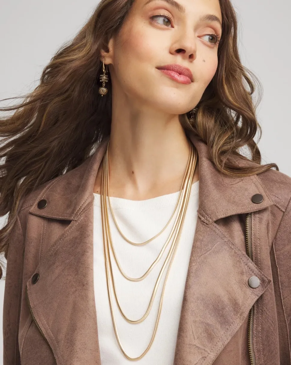 Multi-Layer Snake Chain Necklace
