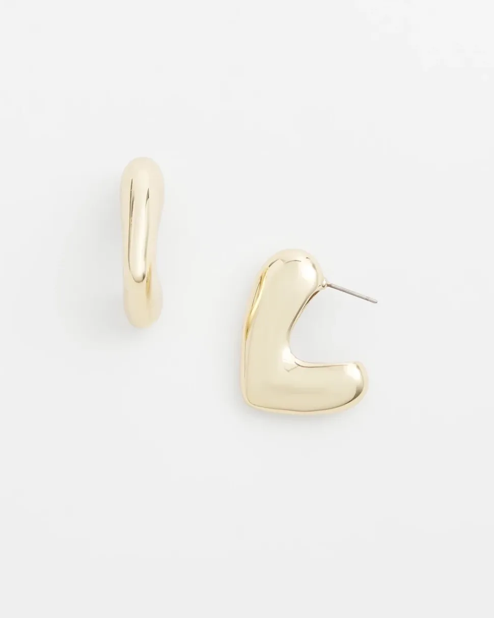 No Droop® Gold Tone Mini Hoops