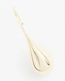No Droop™ Gold Tone Teardrop Threader Earrings
